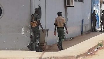 Des militaires bissau guinéens